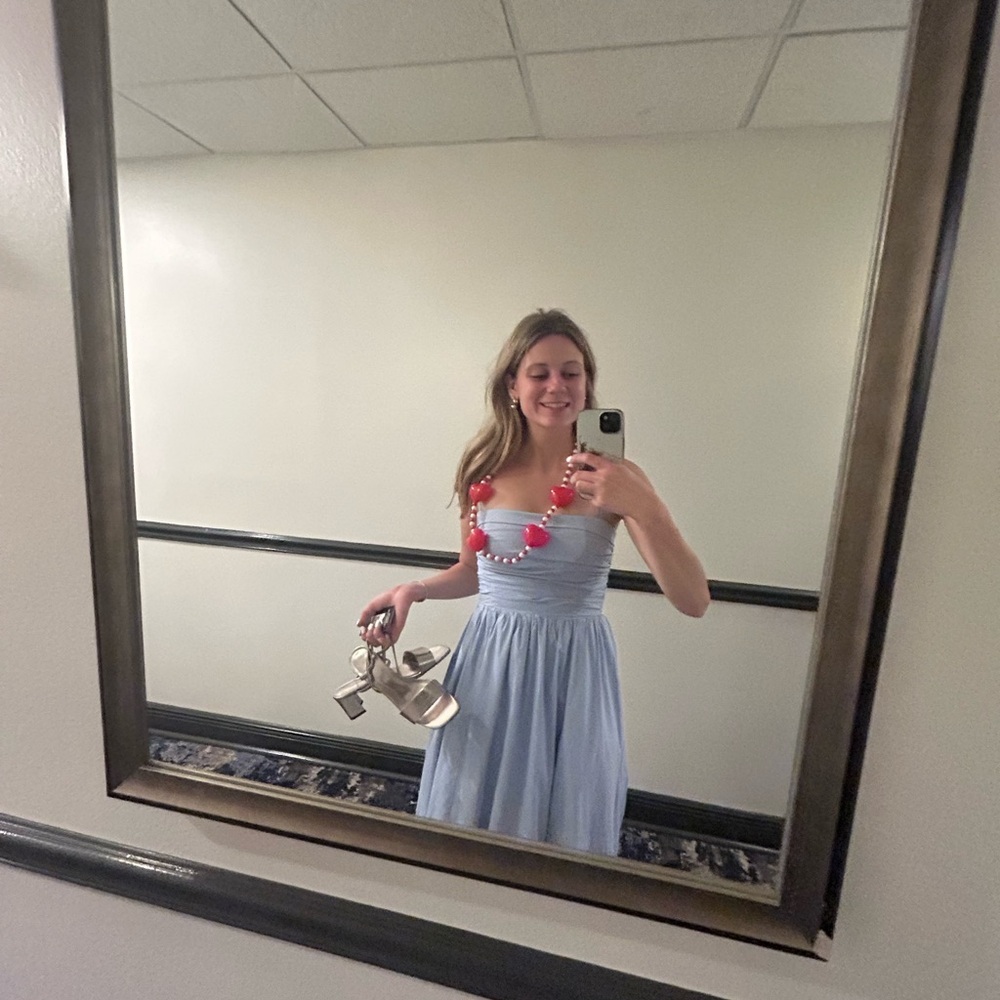Reformation Blue Kastoria Dress - Picture 5 of 5